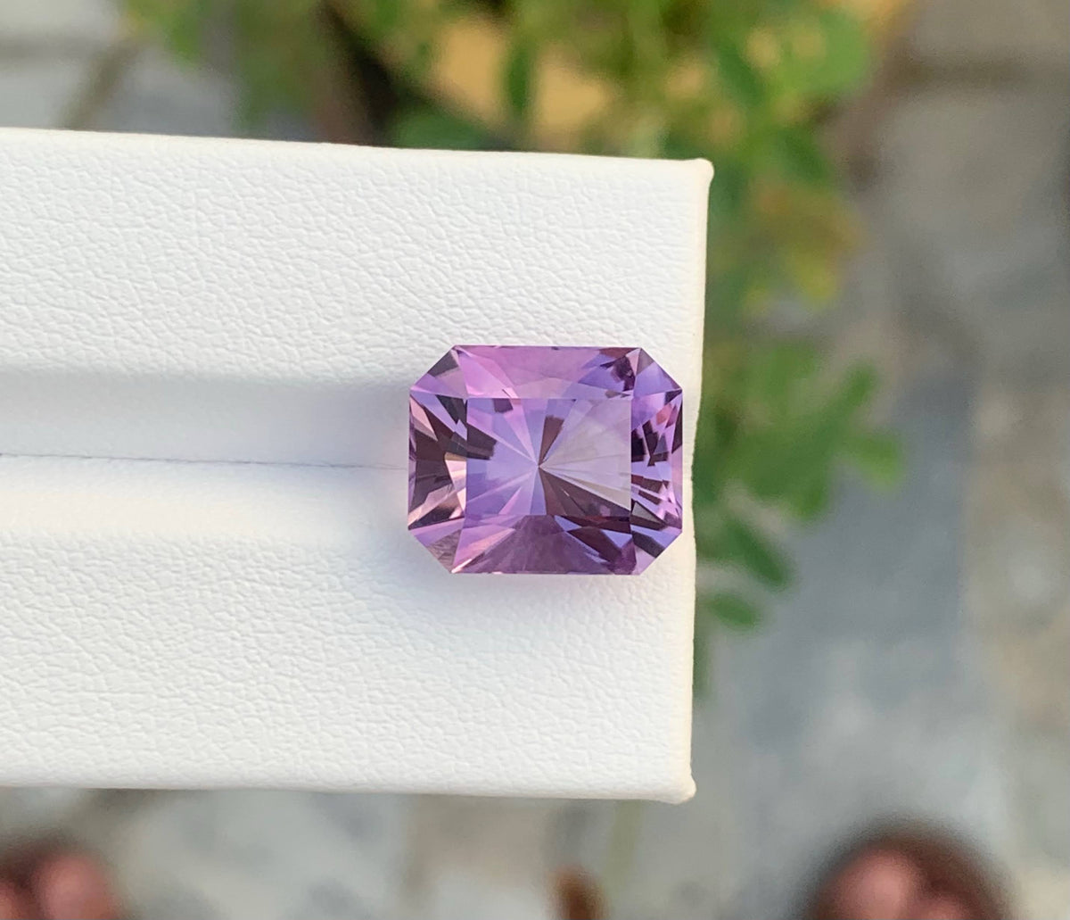 8.95 Carat Natural Loose Purple Amethyst Stone Fancy Cut Brazilian Gemstone