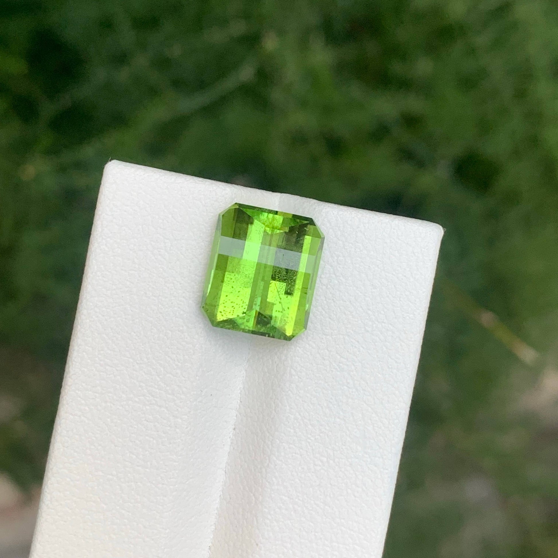 6.60 Carat Apple Green Peridot