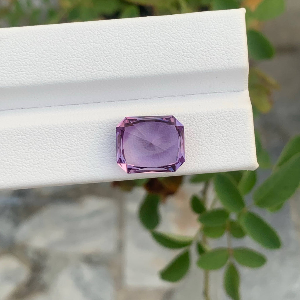 8.95 Carat Natural Loose Purple Amethyst Stone Fancy Cut Brazilian Gemstone