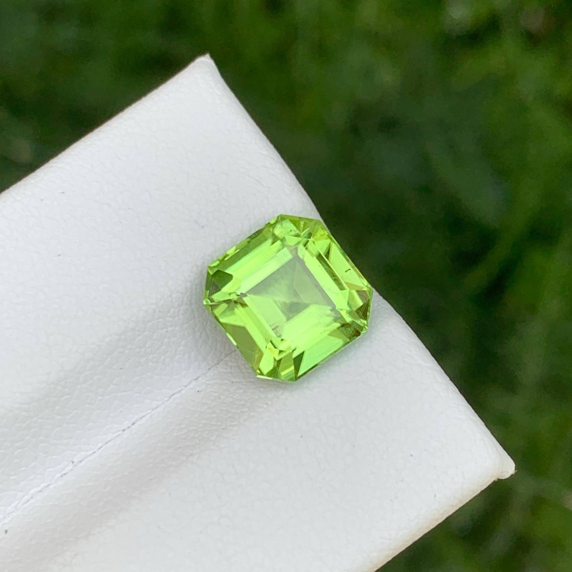 4.70 Carat Apple Green Peridot