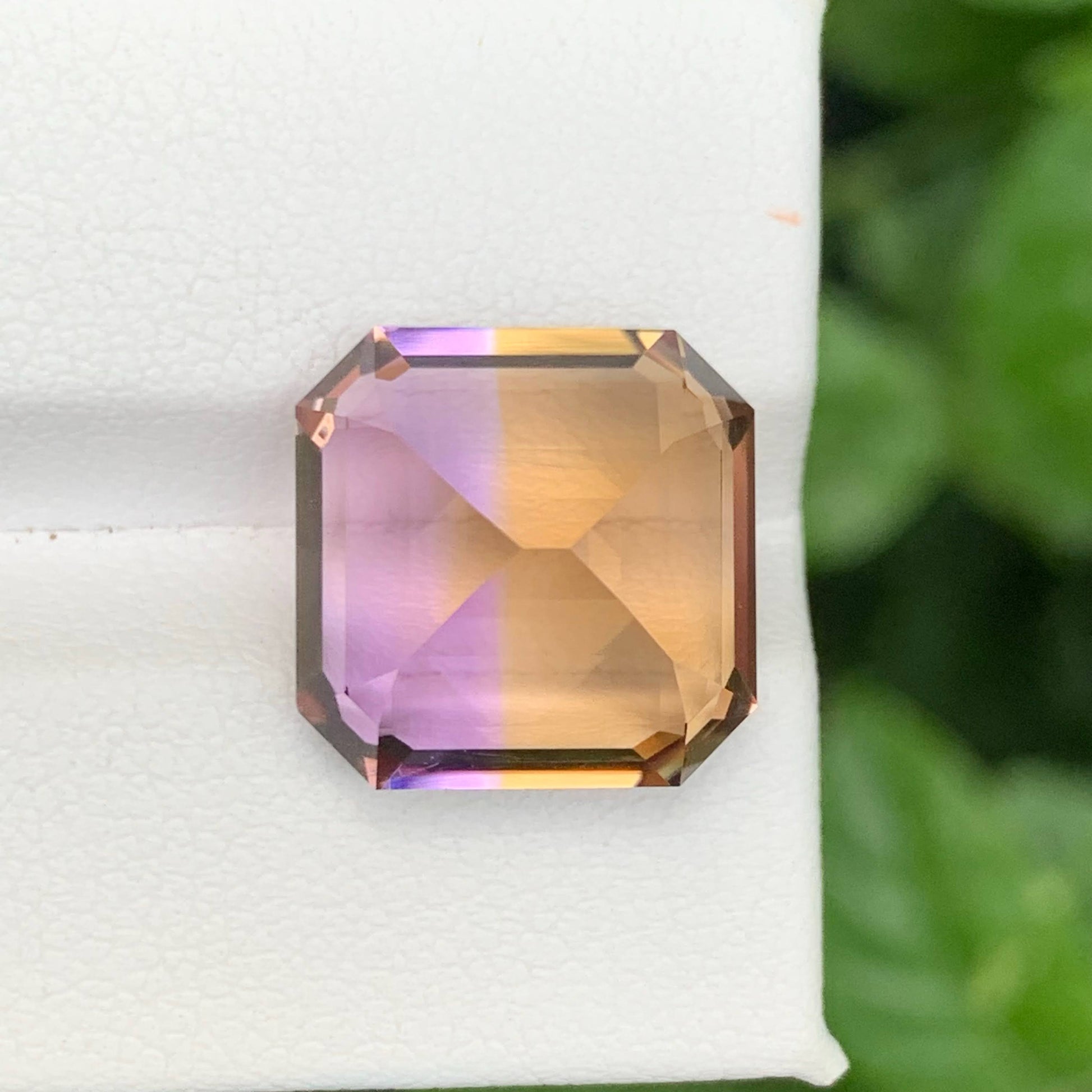 11.35 Ct Natural Bicolor Ametrine Asscher