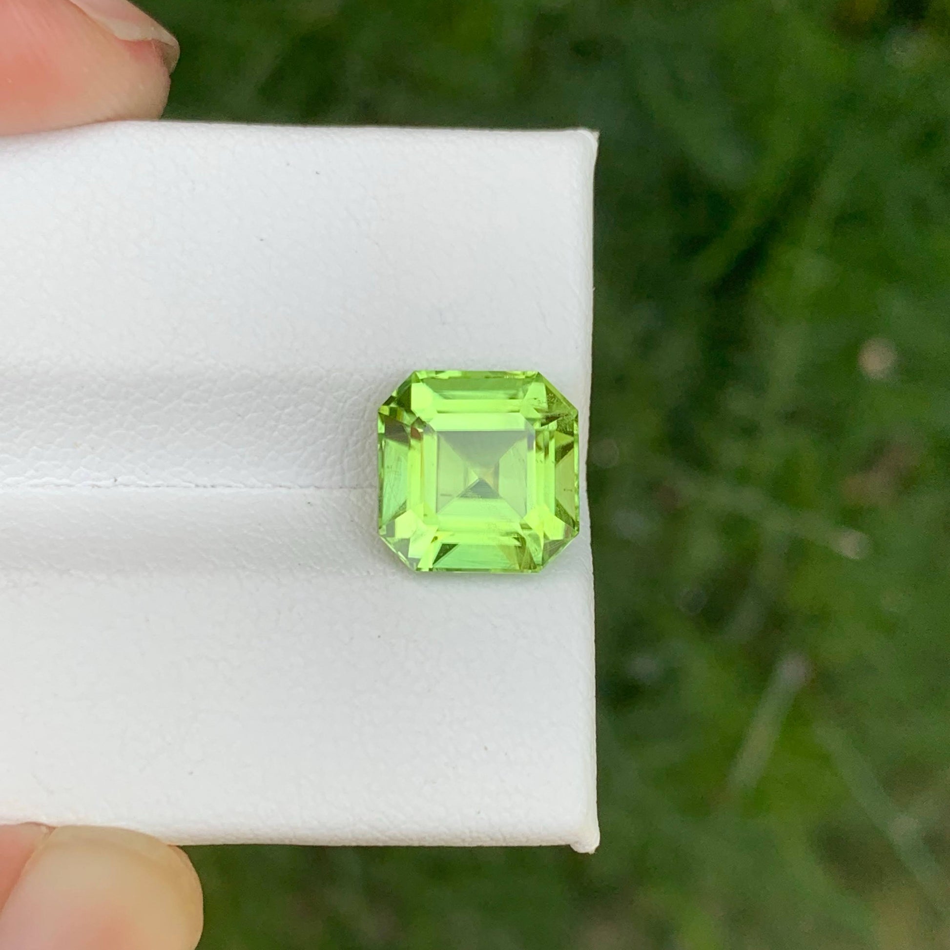 4.70 Carat Apple Green Peridot