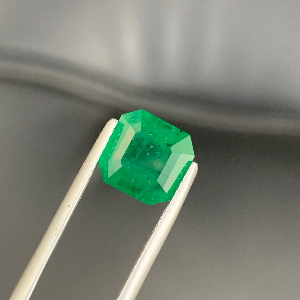4.15 Carats Zambian Emerald Asscher