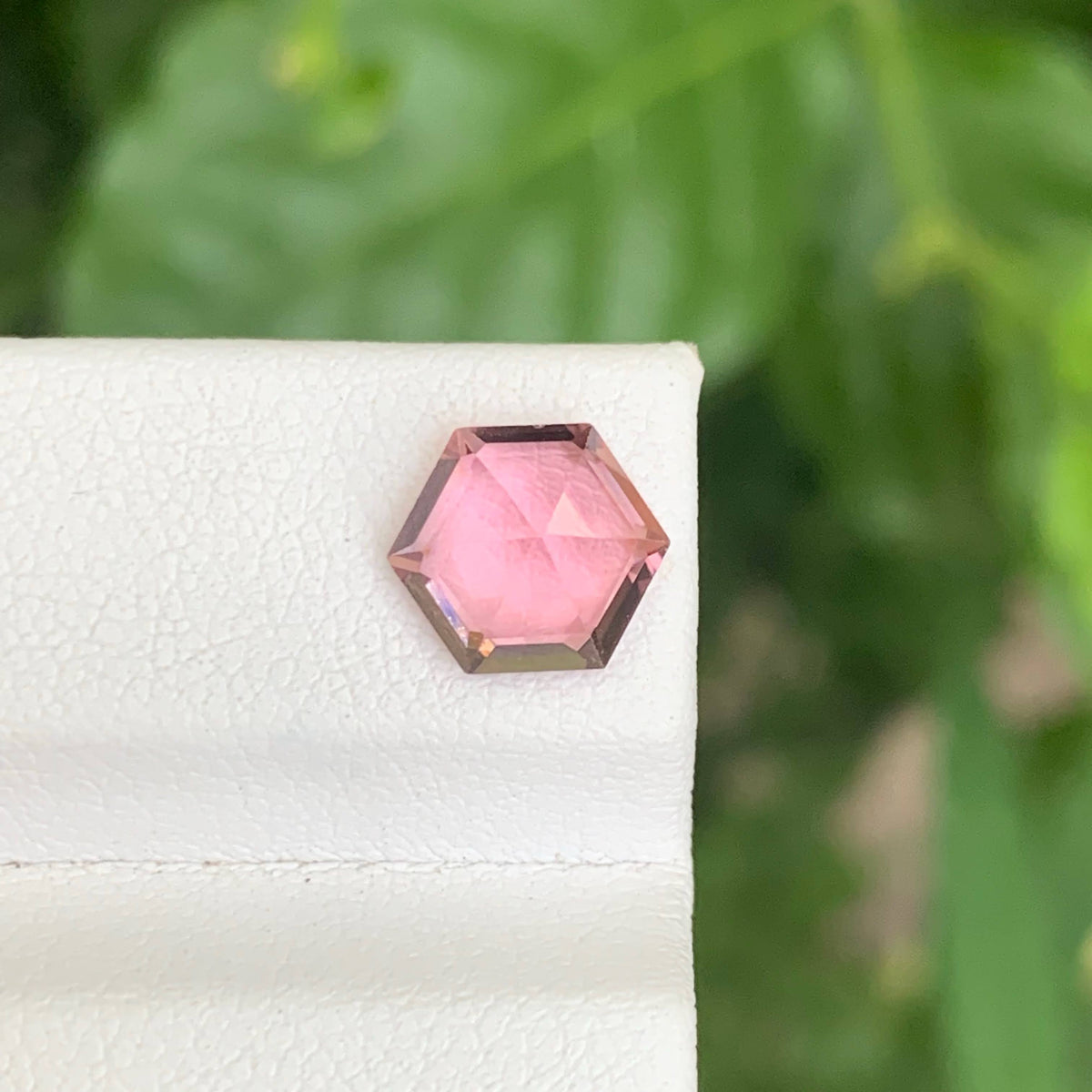 1.80 Carat Natural Loose Baby Pink Color Tourmaline Hexagon Cut Afghan Gemstone