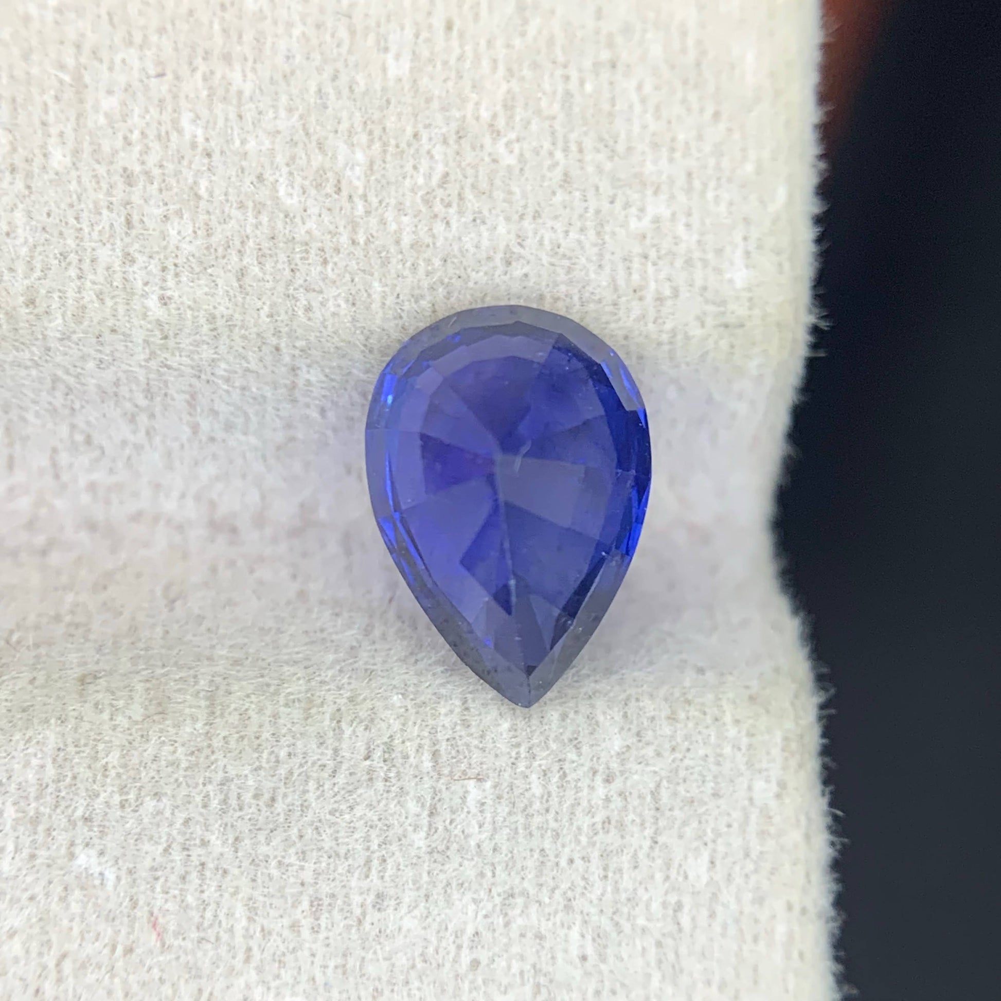 2.30 Ct Natural Royal Blue Sapphire Pear