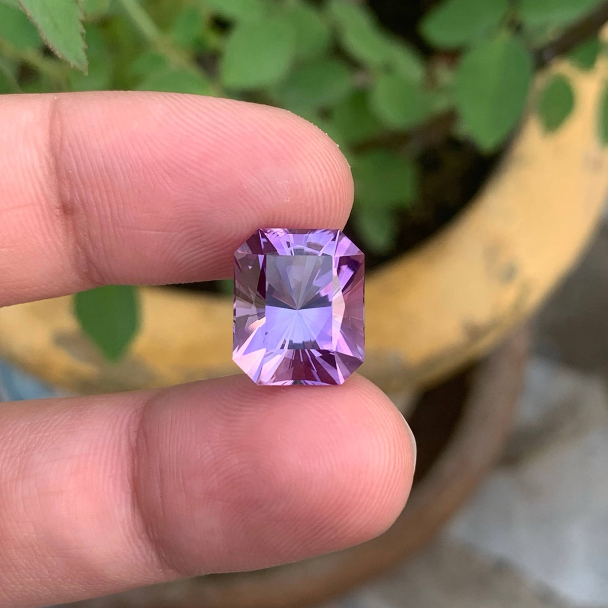 8.95 Carat Natural Loose Purple Amethyst Stone Fancy Cut Brazilian Gemstone
