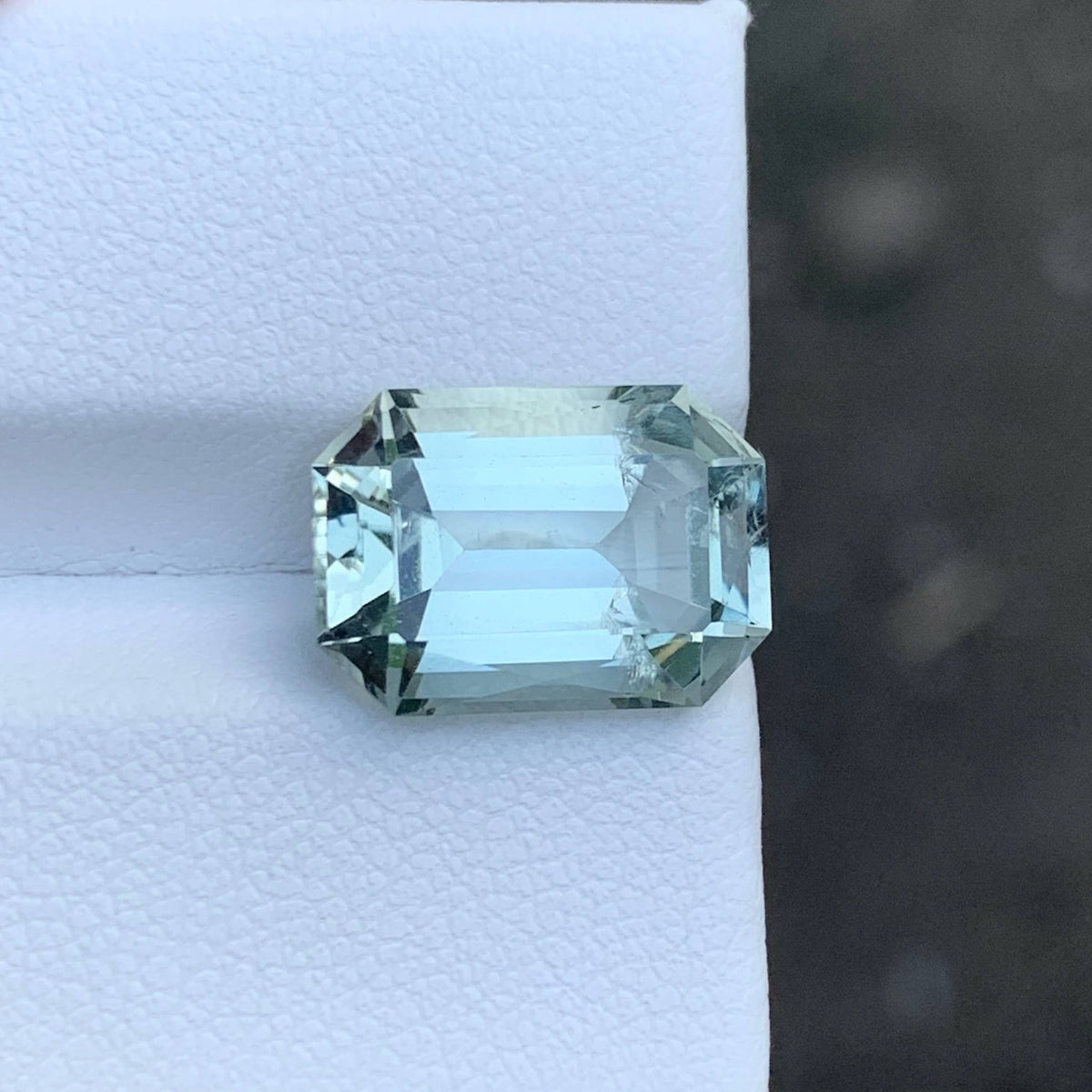 5.60 Carat Green Color Amethyst Cushion Cut African VVS Untreated