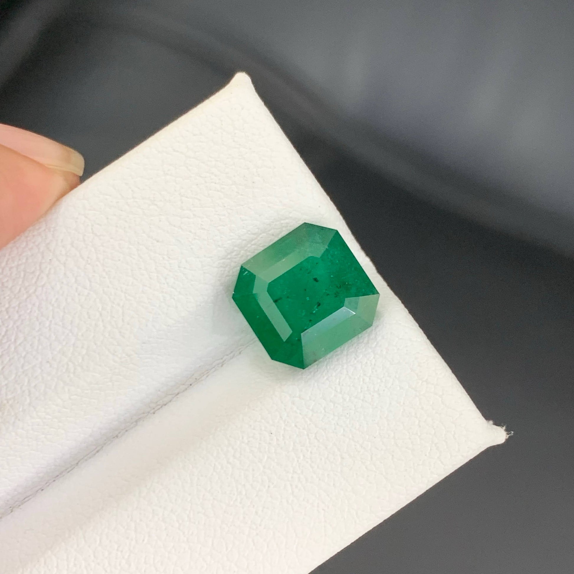4.15 Carats Zambian Emerald Asscher