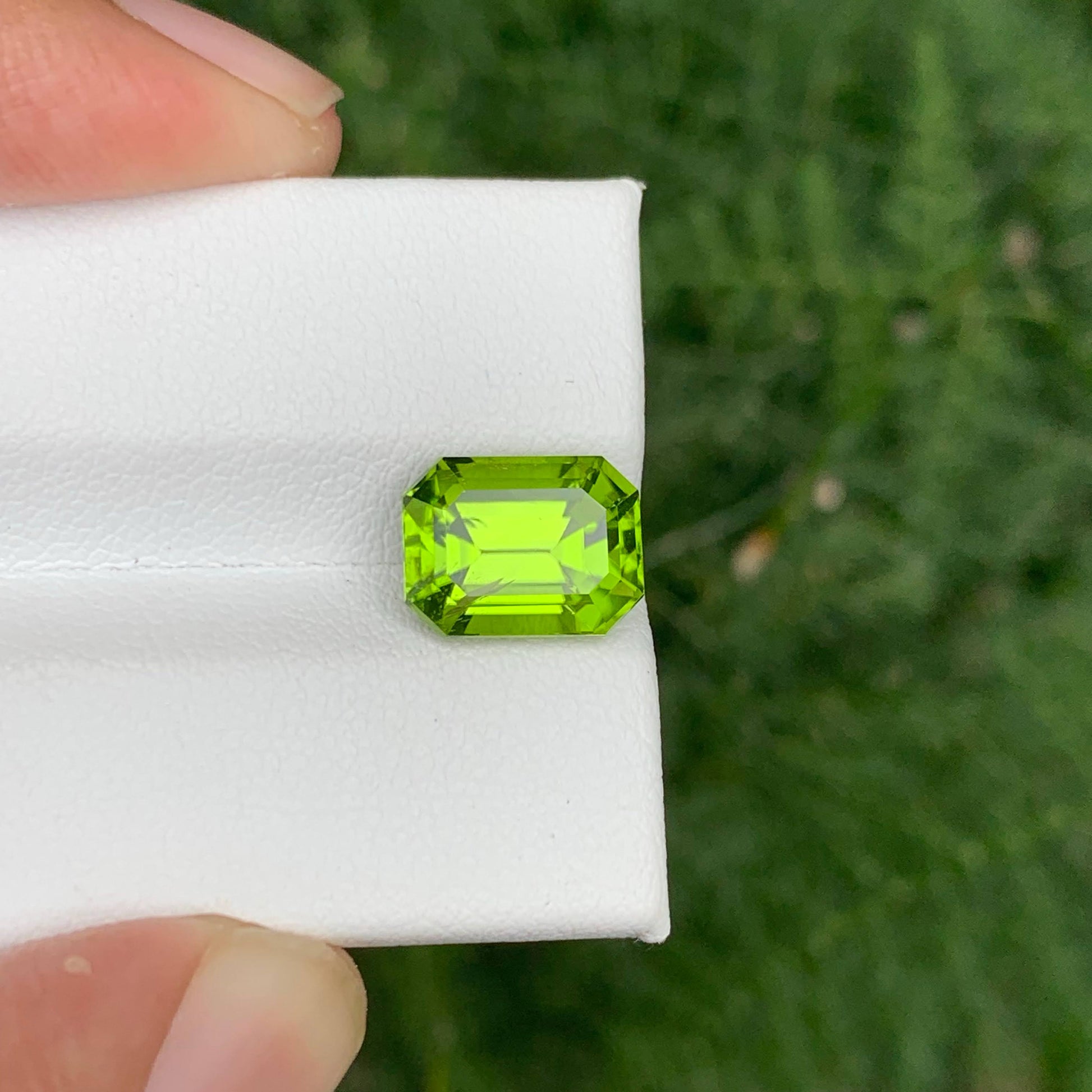4.65 Carat Apple Green Peridot