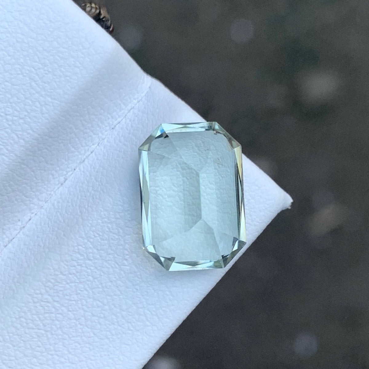 5.60 Carat Green Color Amethyst Cushion Cut African VVS Untreated