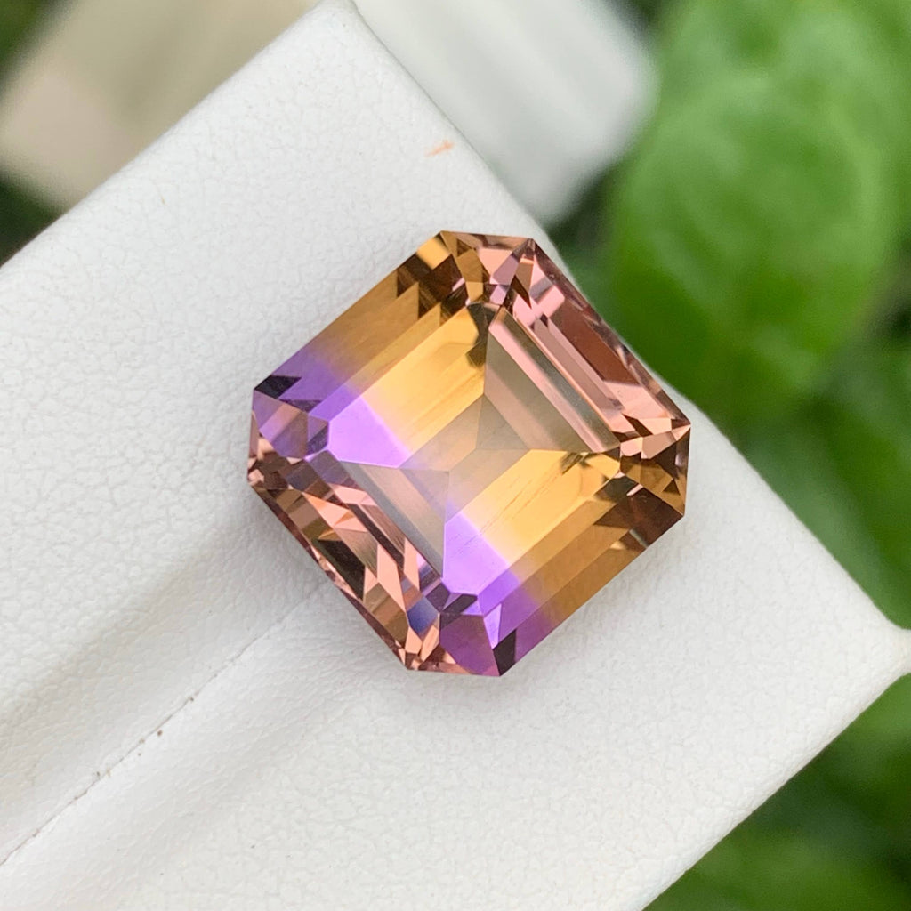 11.35 Ct Natural Bicolor Ametrine Asscher