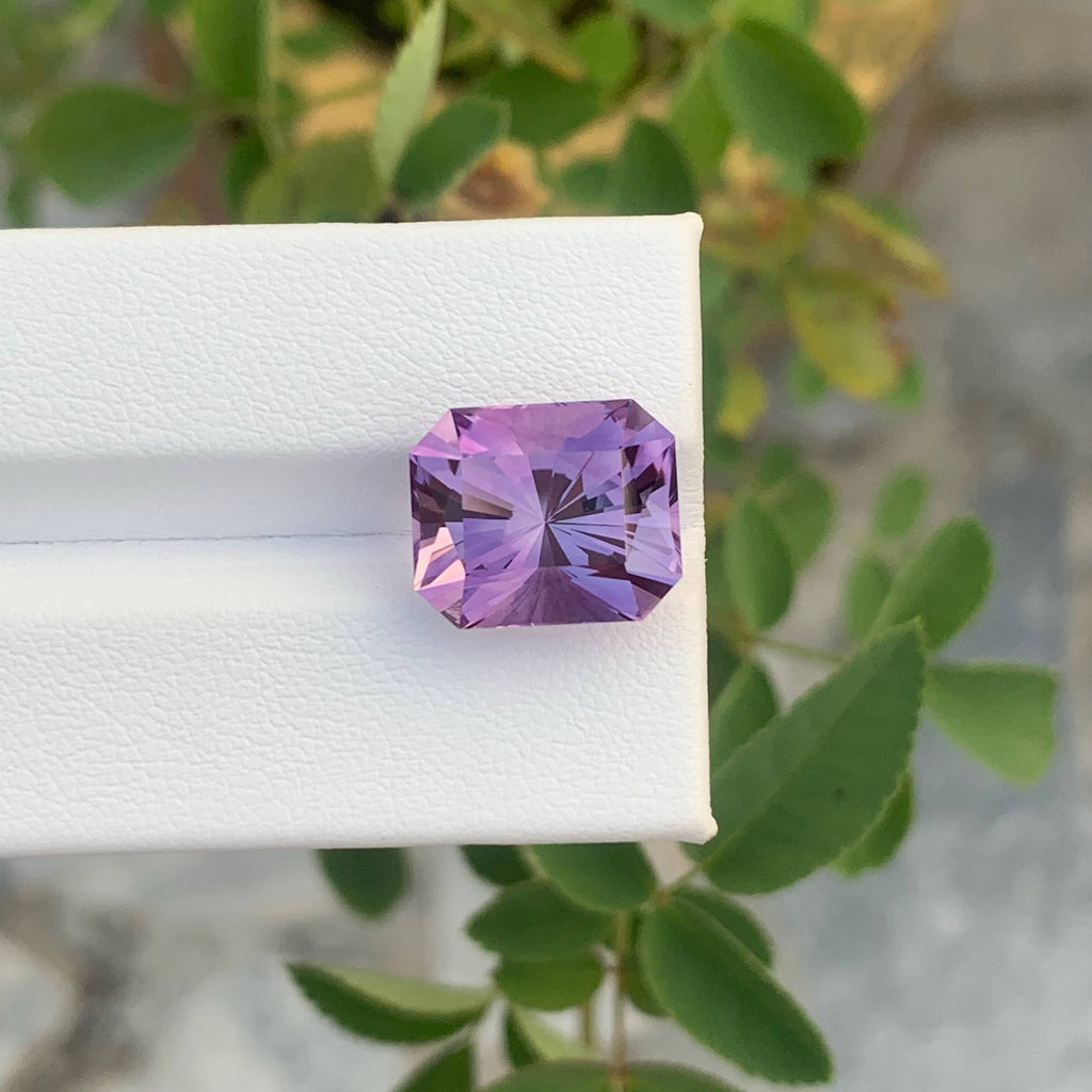 8.95 Carat Natural Loose Purple Amethyst Stone Fancy Cut Brazilian Gemstone