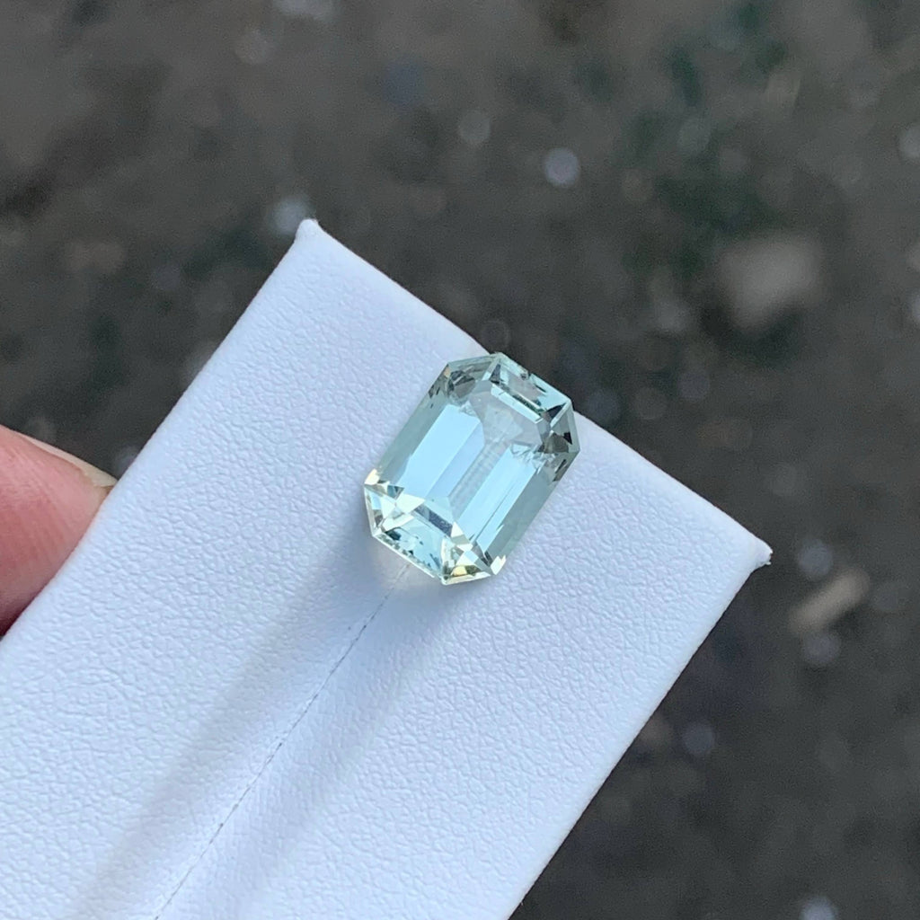 5.60 Carat Green Color Amethyst Cushion Cut African VVS Untreated