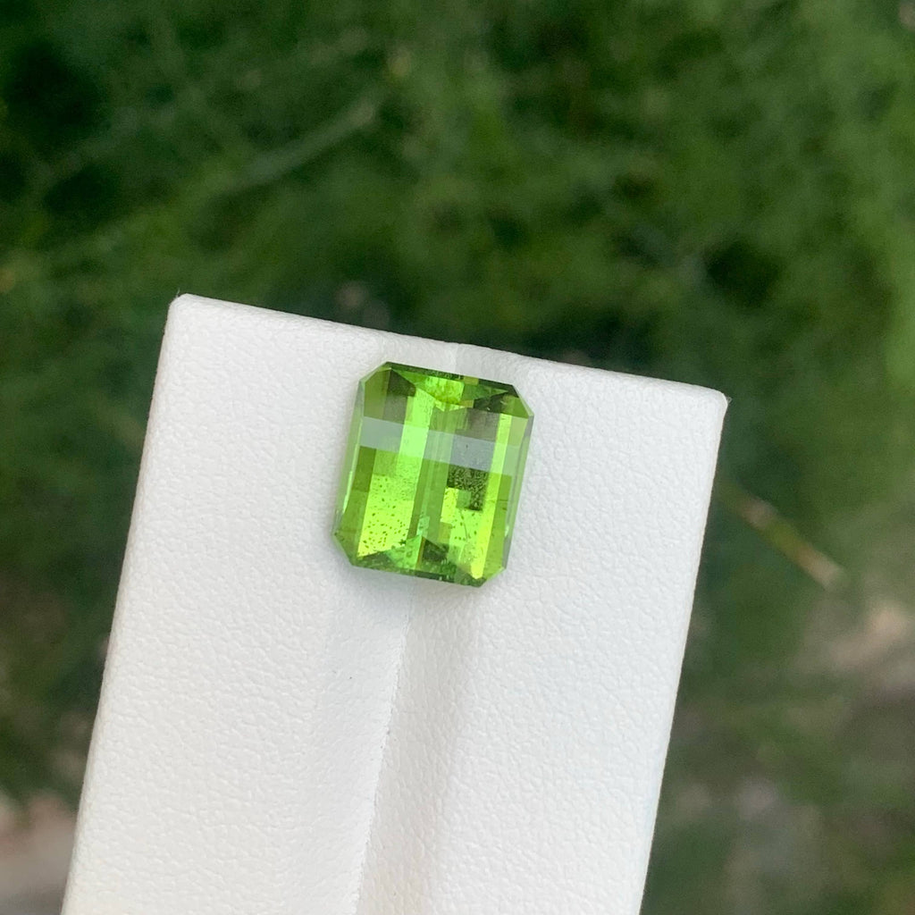 6.60 Carat Apple Green Peridot