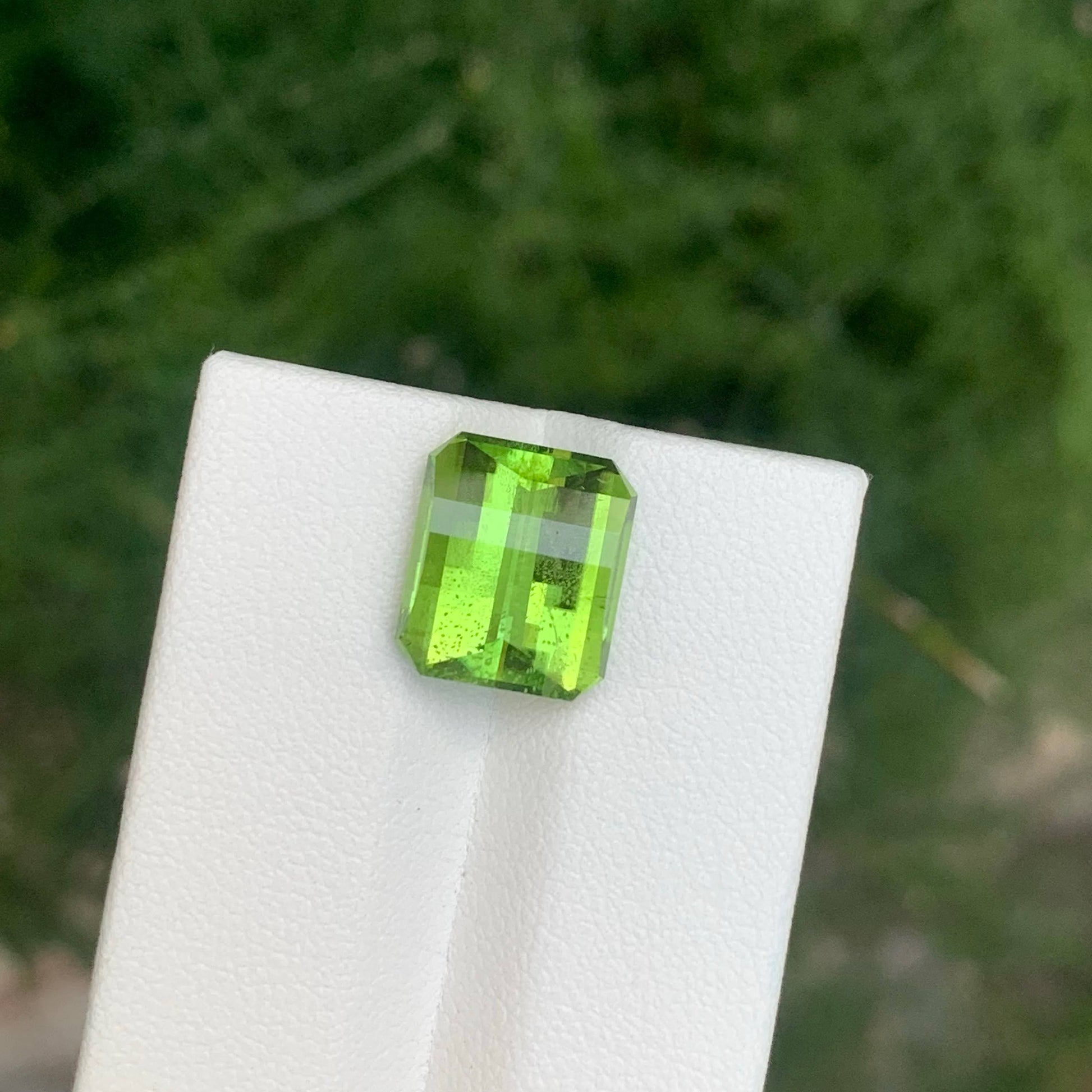 6.60 Carat Apple Green Peridot