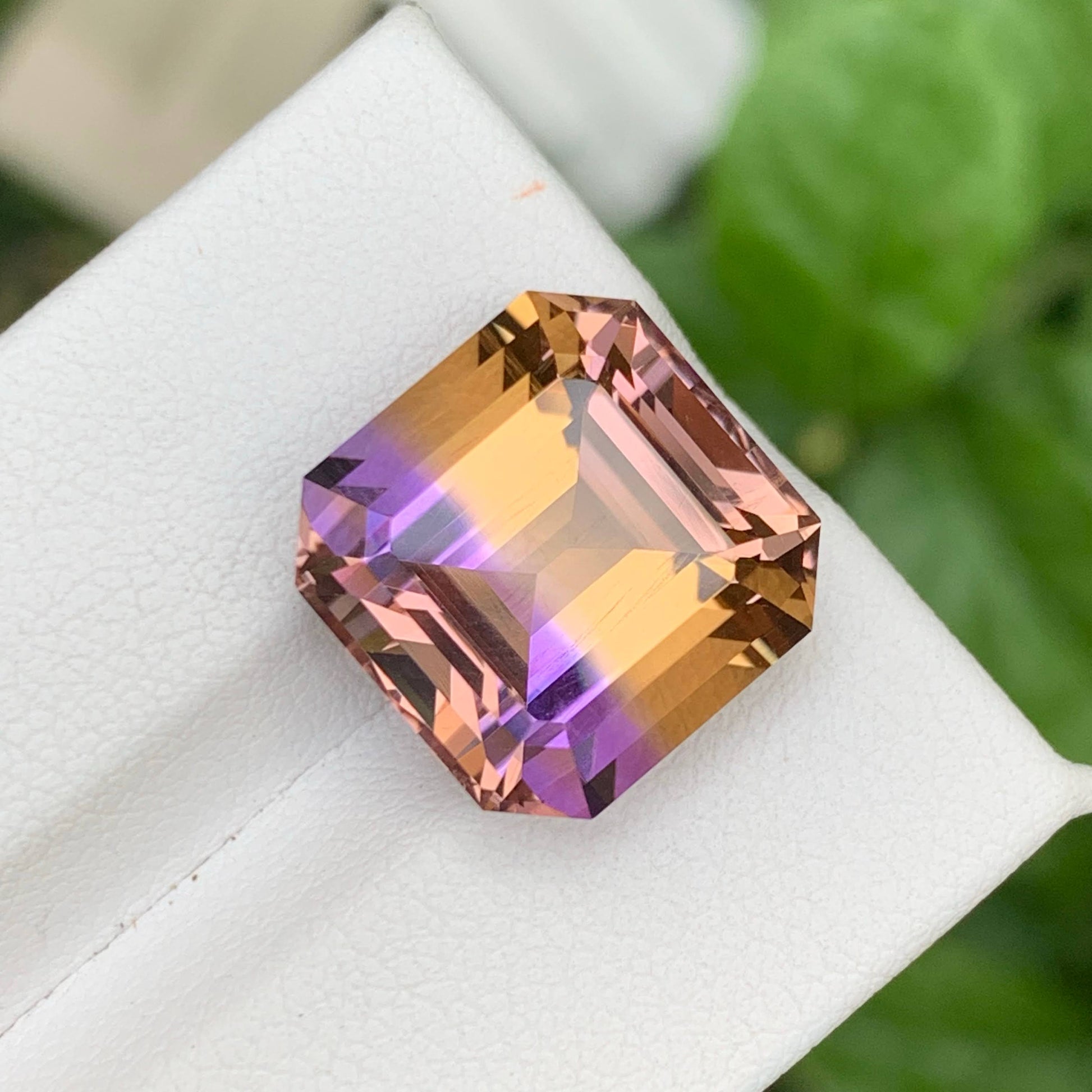 11.35 Ct Natural Bicolor Ametrine Asscher