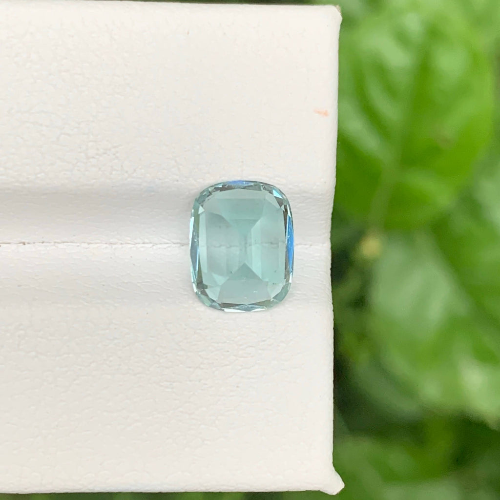  2.40 Ct Natural Seafoam Tourmaline Cushion 