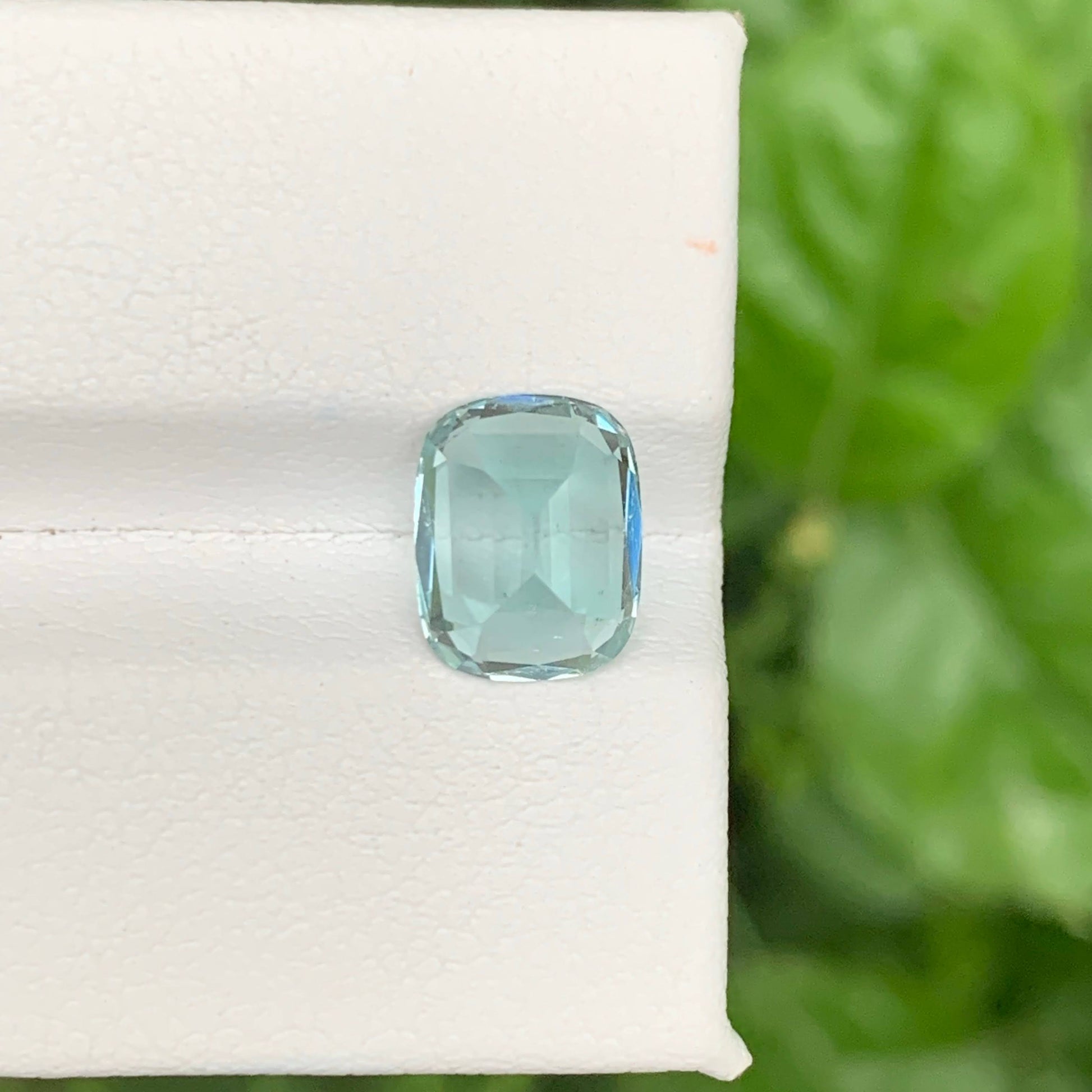  2.40 Ct Natural Seafoam Tourmaline Cushion 