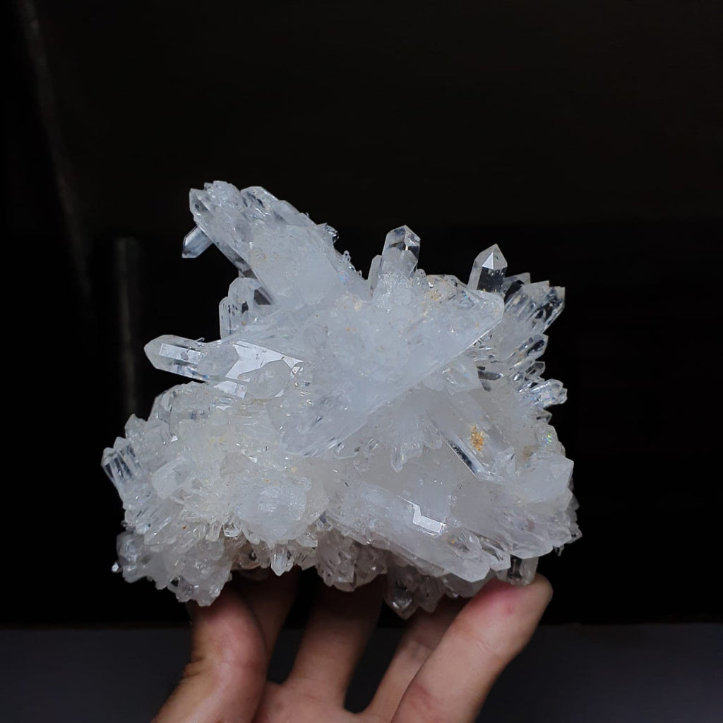 Gorgeous Pointed Quartz Crystals Cluster