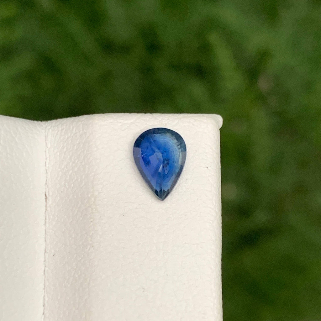 0.85 Carat Blue Sapphire Pear Cut