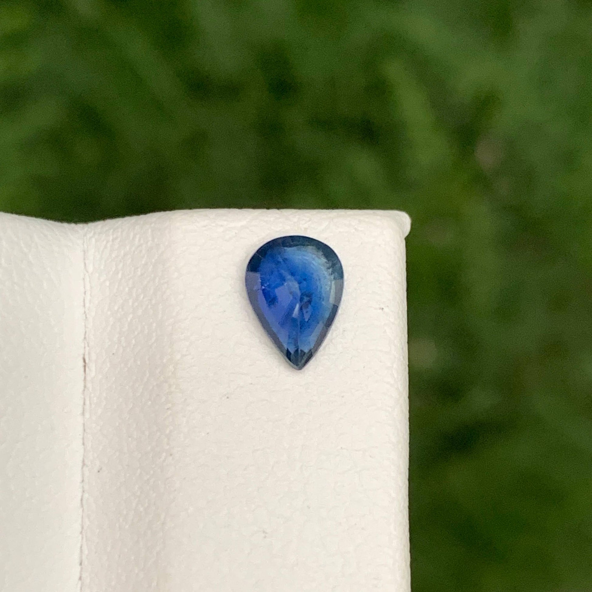 0.85 Carat Blue Sapphire Pear Cut