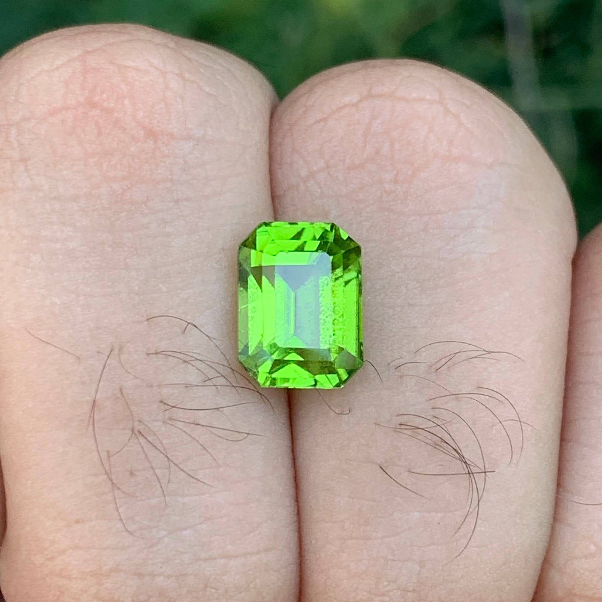 3.65 Carat Apple Green Peridot