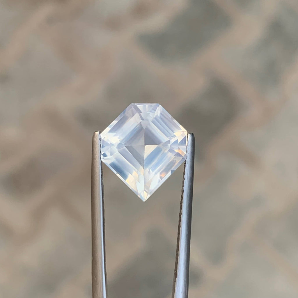 6.40 Carat Milky Quartz Fancy Cut Africa VVS Untreated