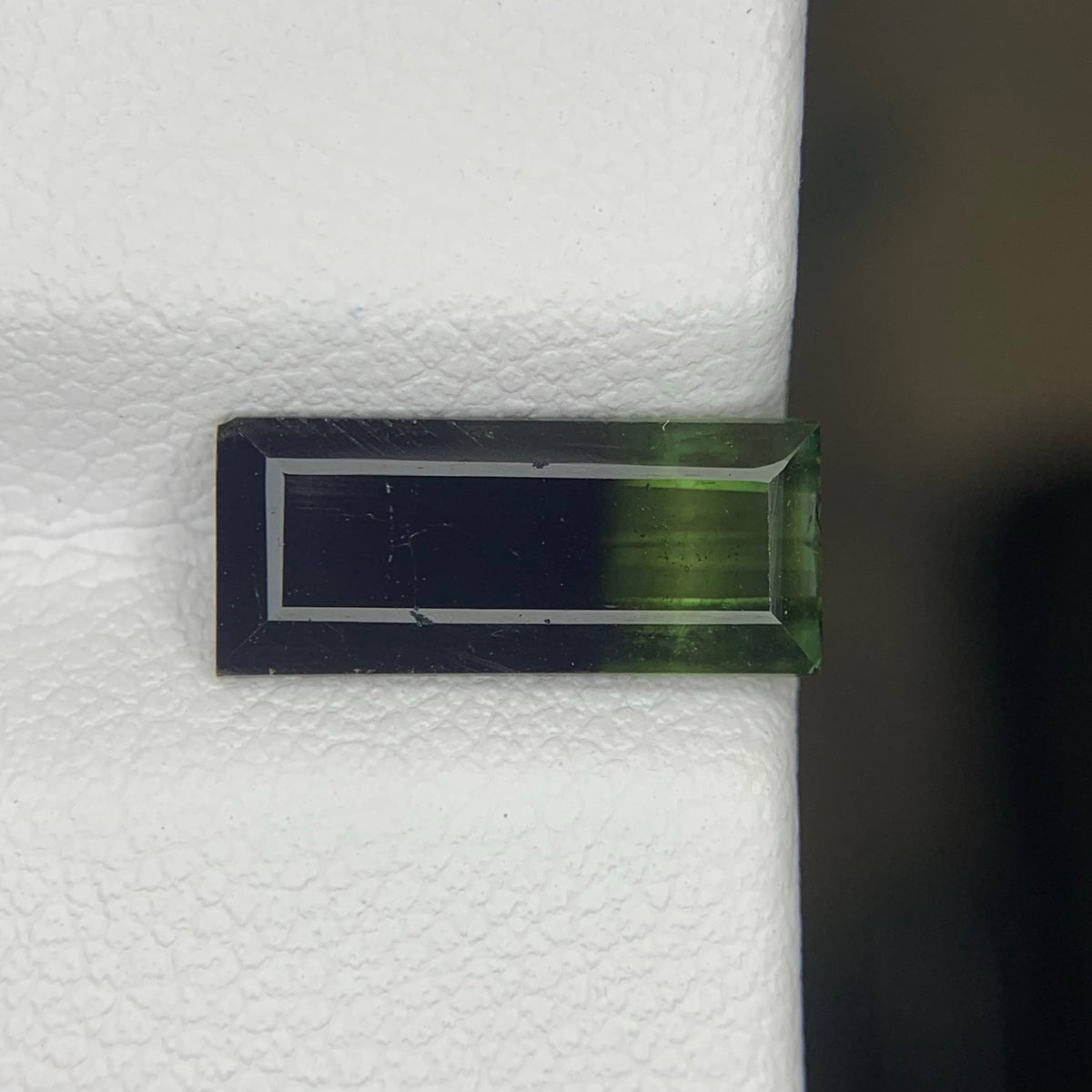 2.45 Carat Bicolor Tourmaline Baguette Cut Pakistan | SI Untreated