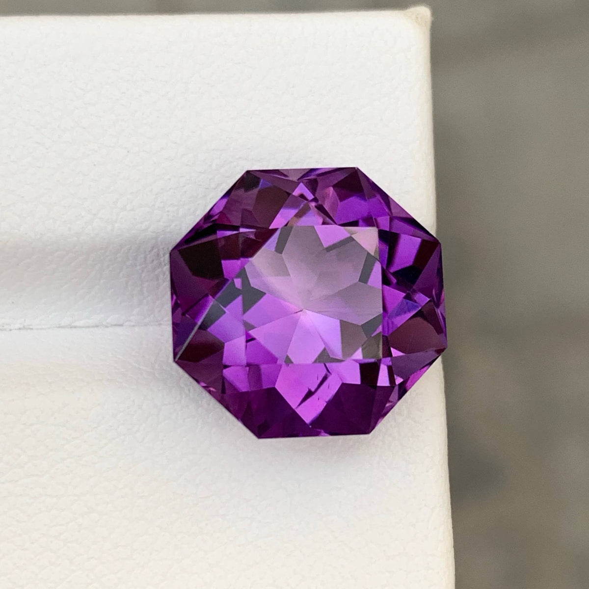 10.60 Carat Natural Loose Purple Amethyst Stone Fancy Cut Brazilian Gemstone