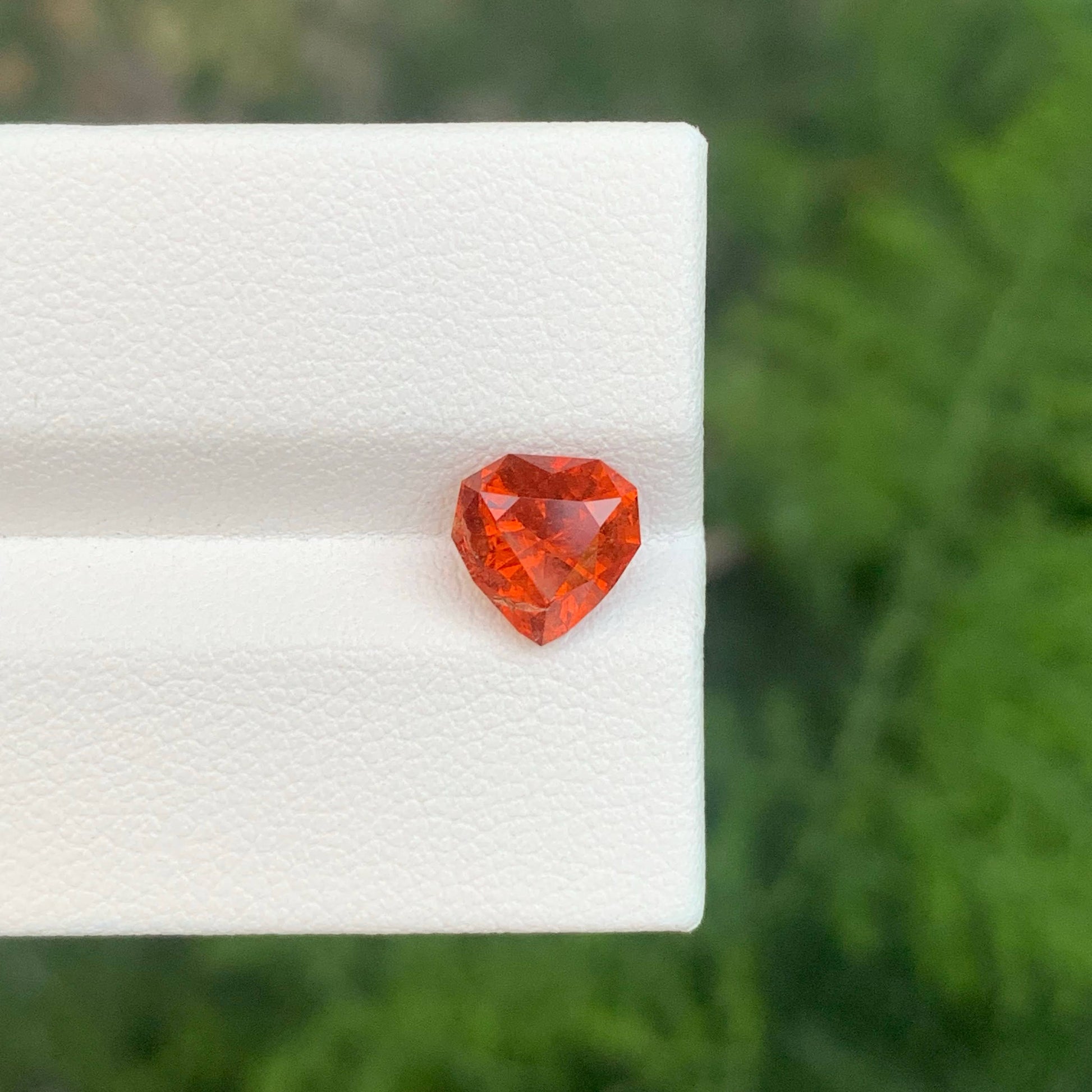 2.00 Carat Spessartine Heart Garnet