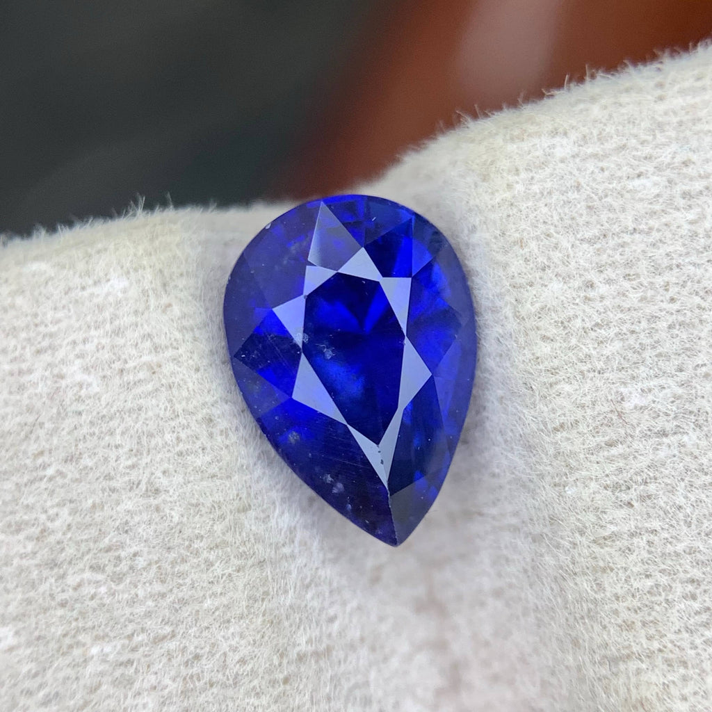 2.30 Ct Natural Royal Blue Sapphire Pear