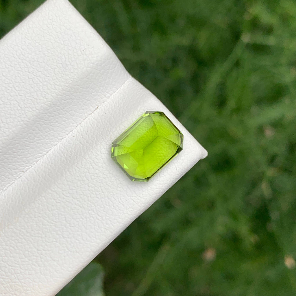 4.65 Carat Apple Green Peridot