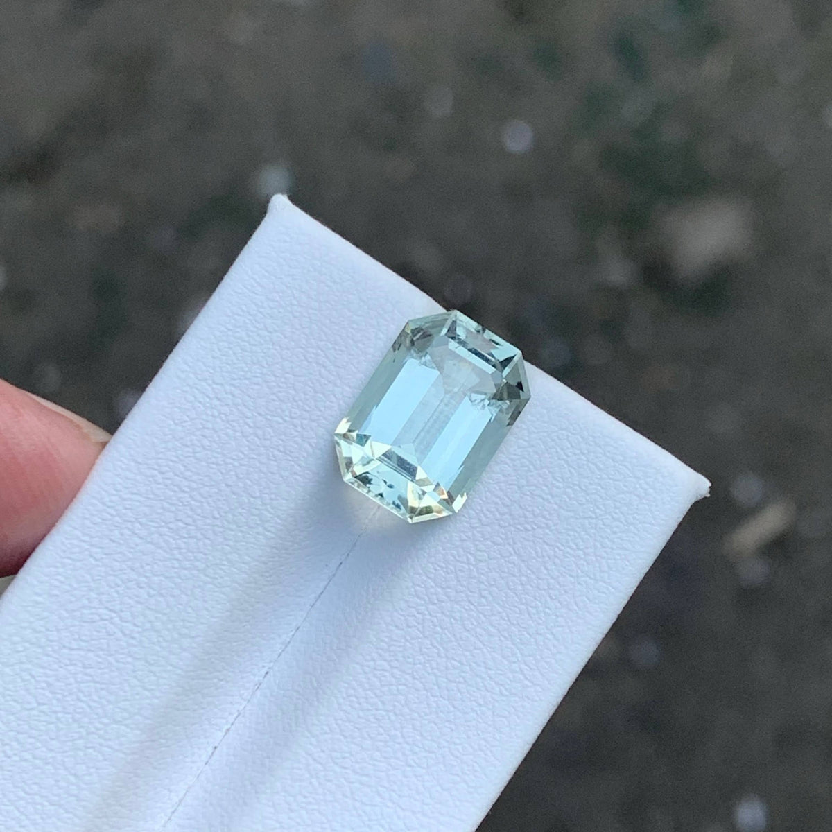 5.60 Carat Green Color Amethyst Cushion Cut African VVS Untreated
