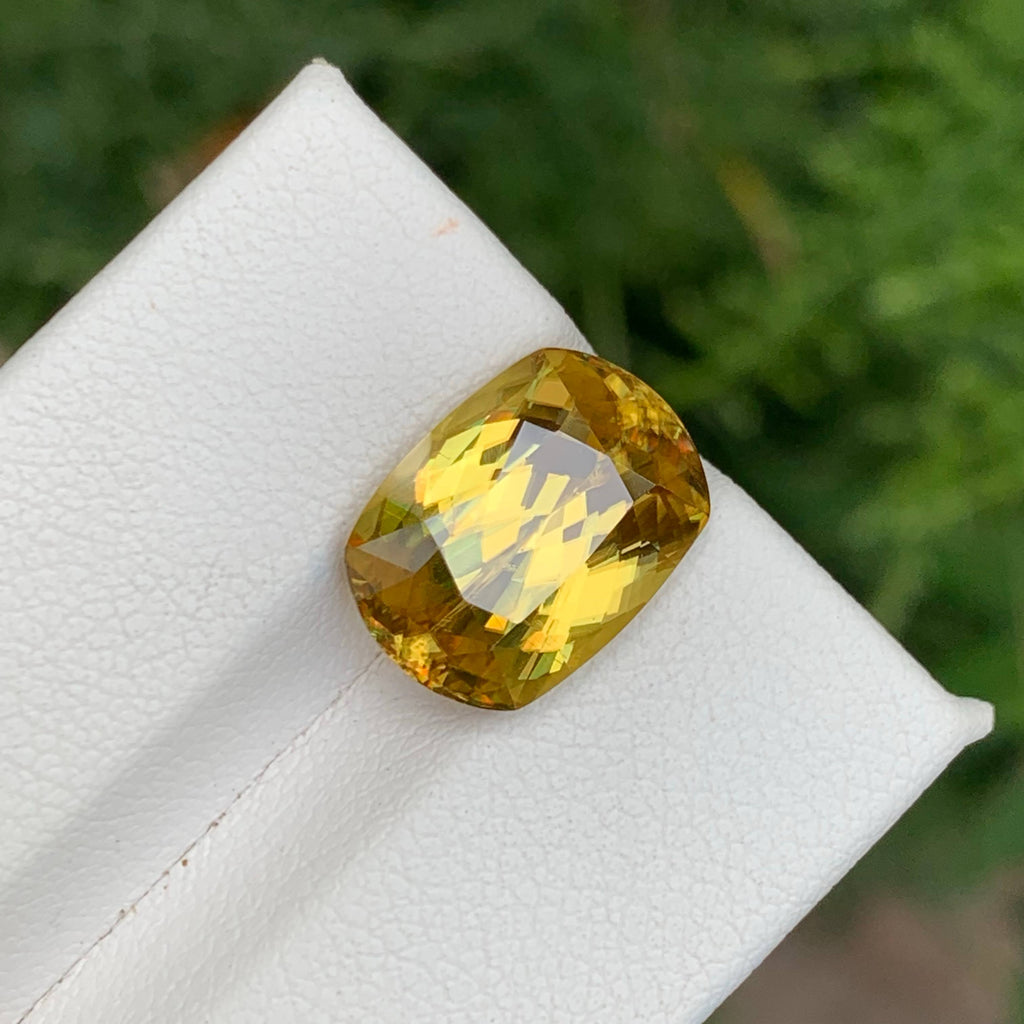 7.10 Ct Natural Fire Sphene Cushion