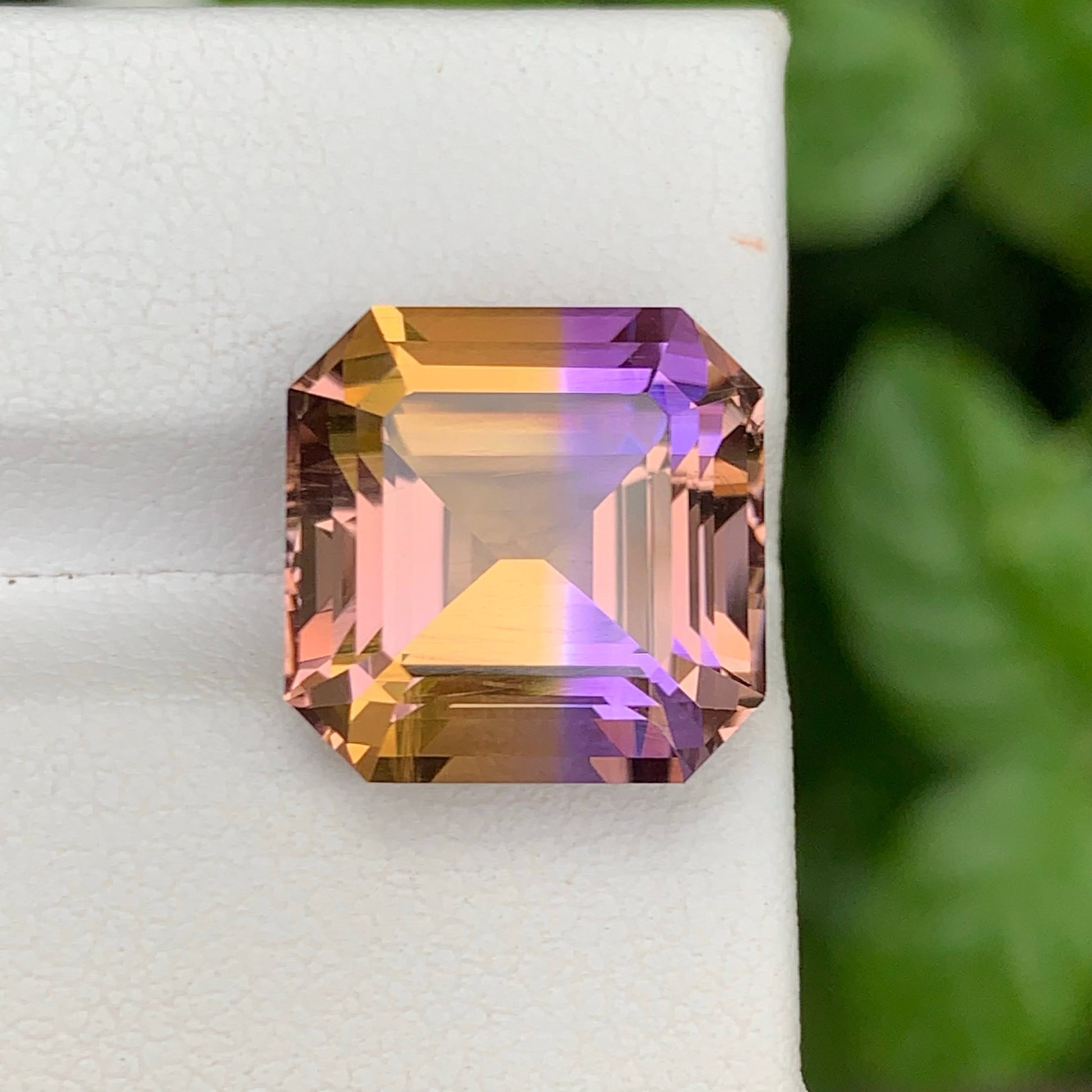 11.35 Ct Natural Bicolor Ametrine Asscher