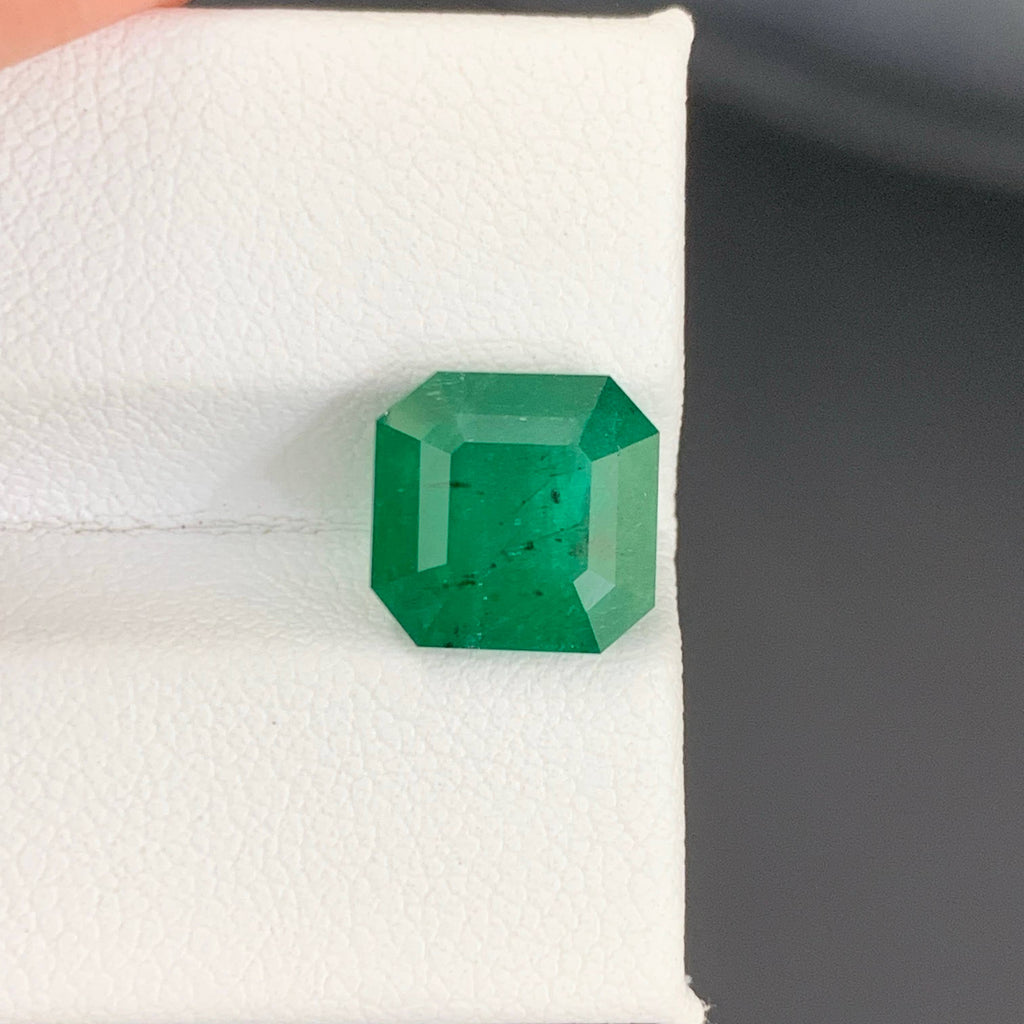 4.15 Carats Zambian Emerald Asscher