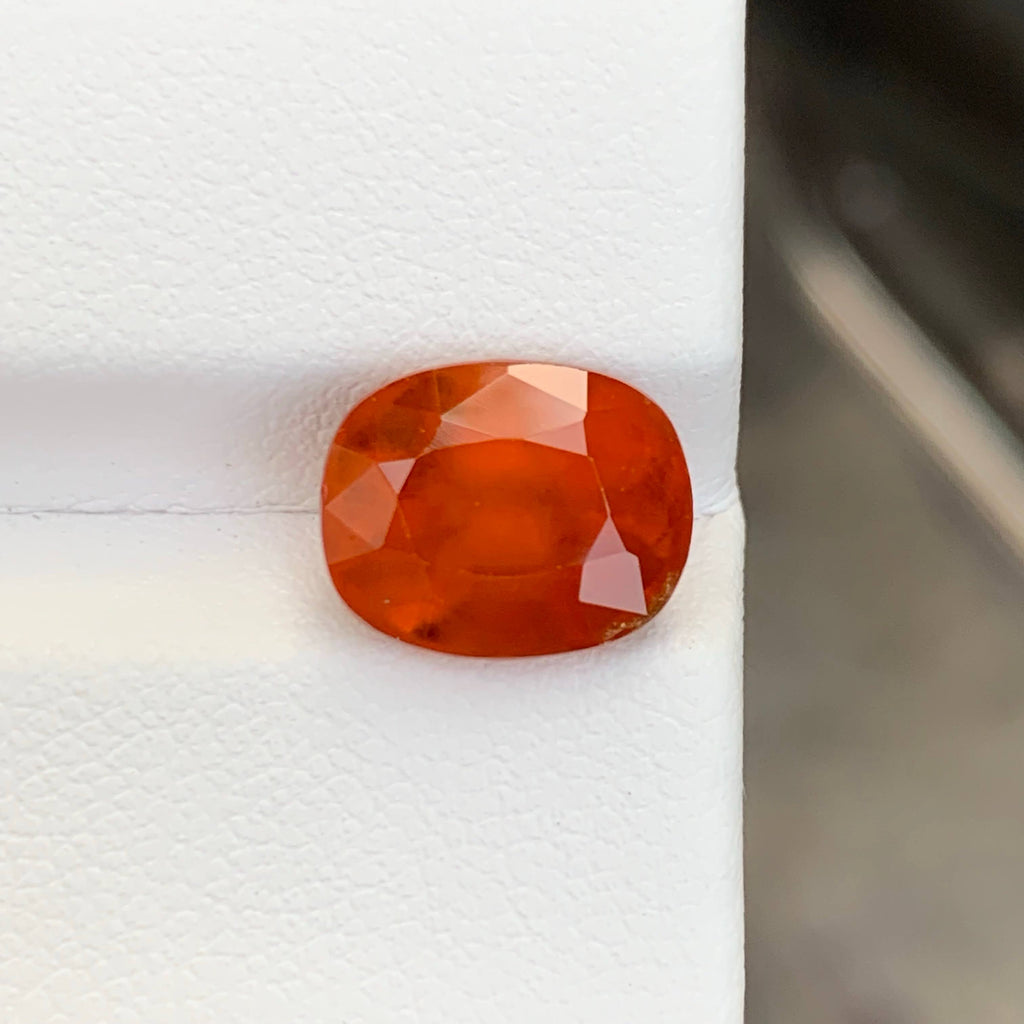 5.35 Ct Hessonite Garnet Cushion Cut