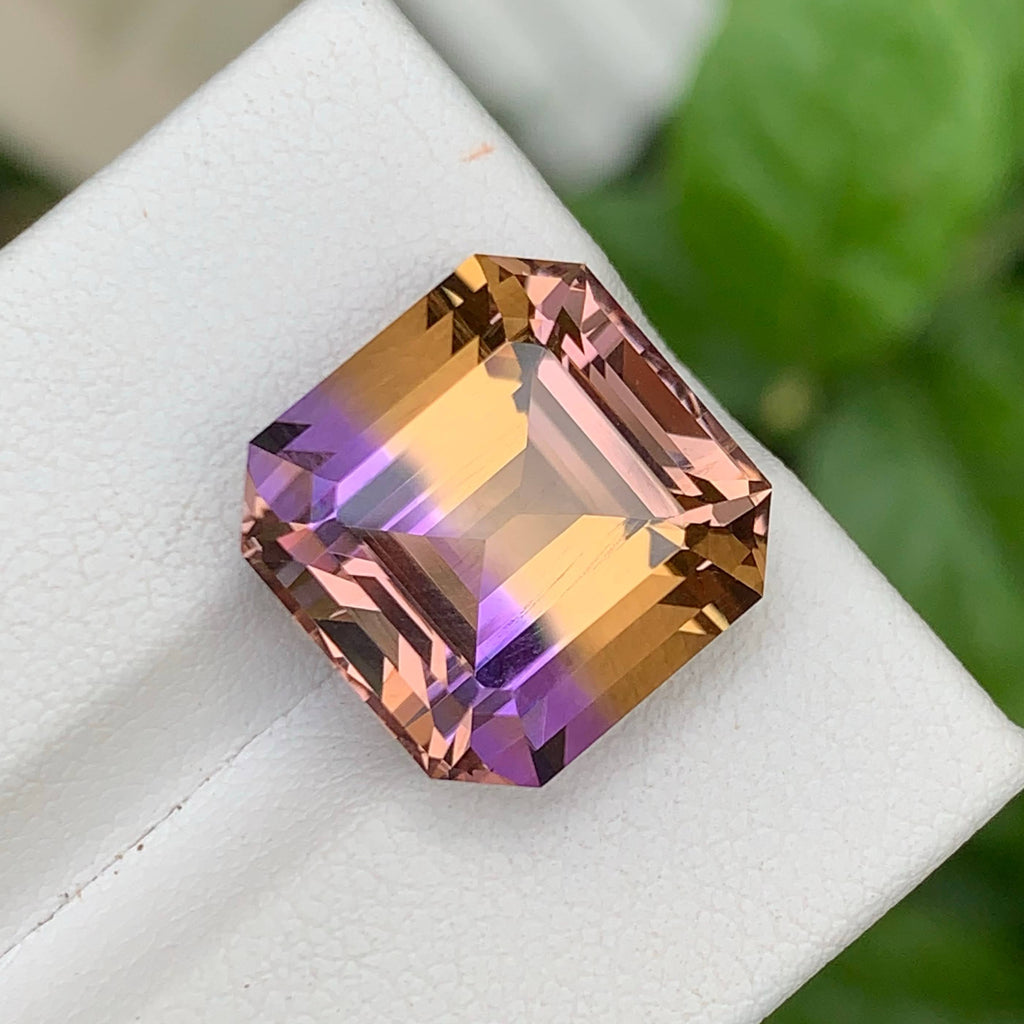 11.35 Ct Natural Bicolor Ametrine Asscher