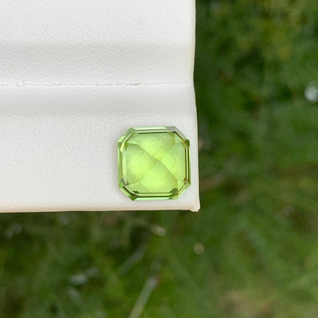 4.70 Carat Apple Green Peridot