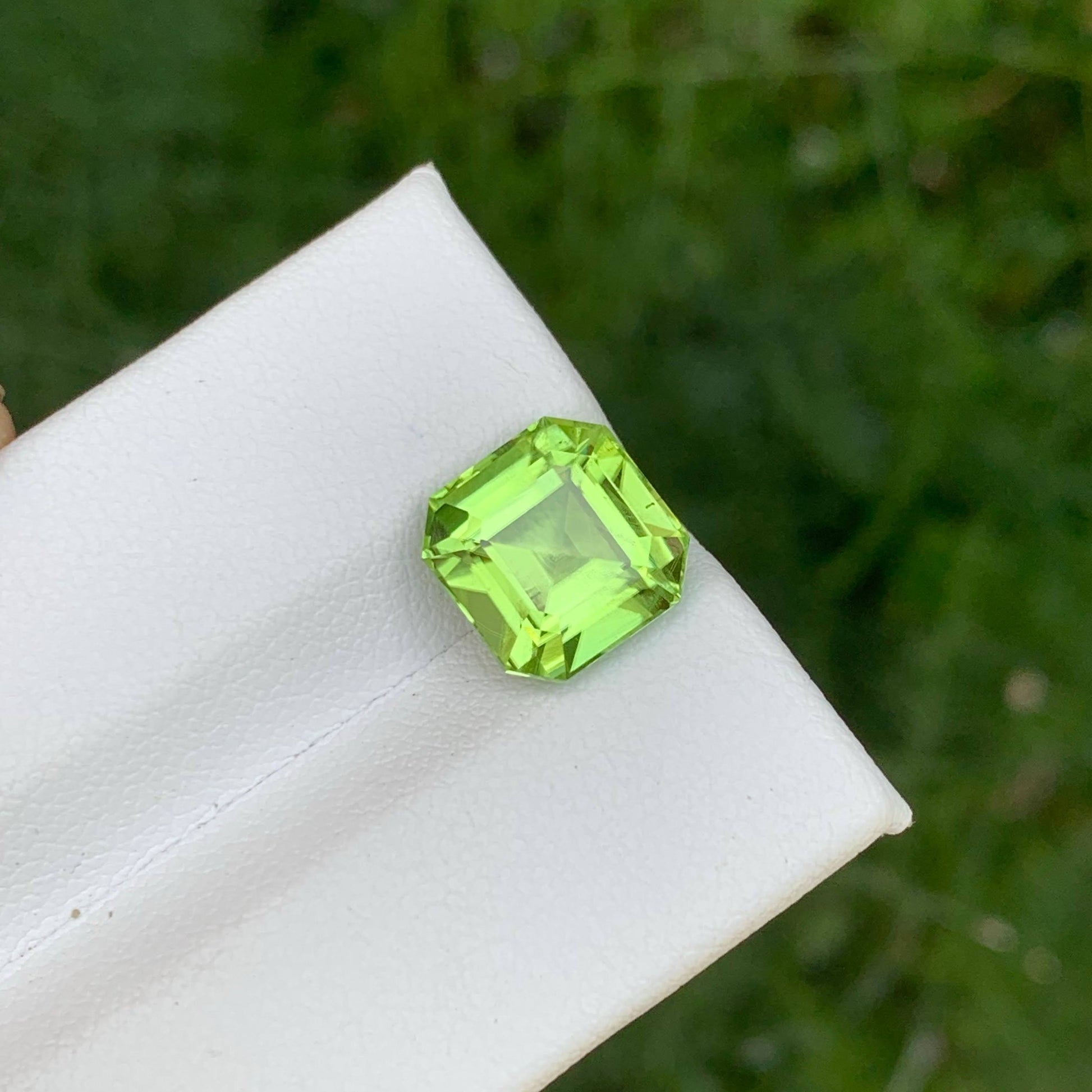 4.70 Carat Apple Green Peridot