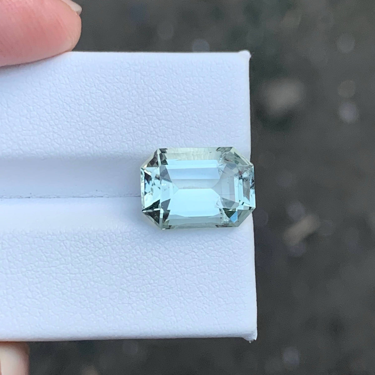 5.60 Carat Green Color Amethyst Cushion Cut African VVS Untreated