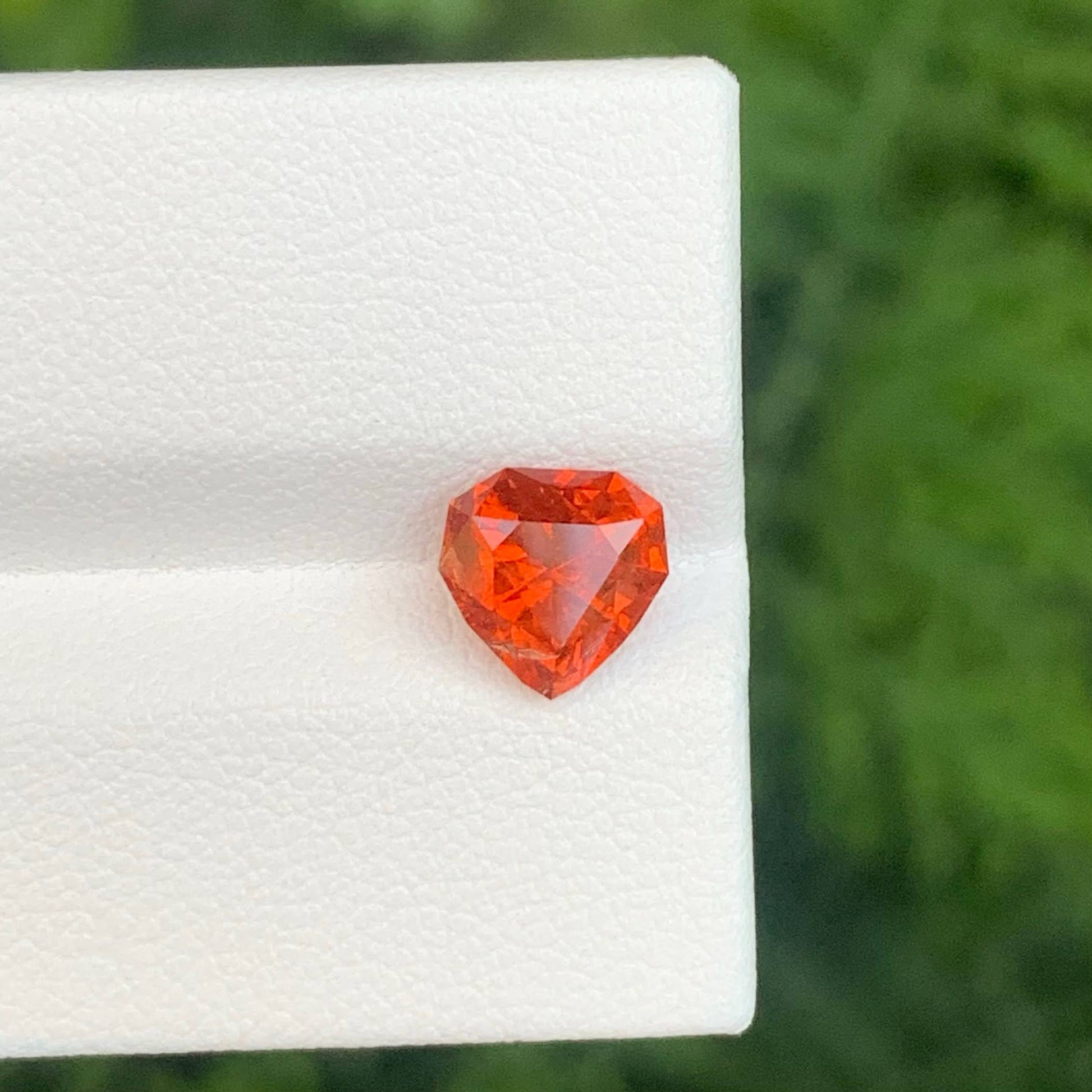 2.00 Carat Spessartine Heart Garnet