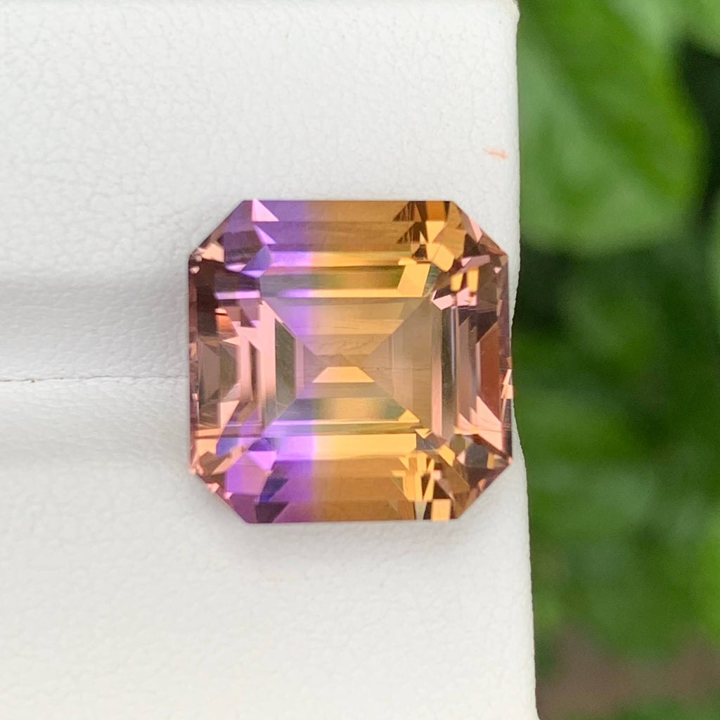 11.35 Ct Natural Bicolor Ametrine Asscher