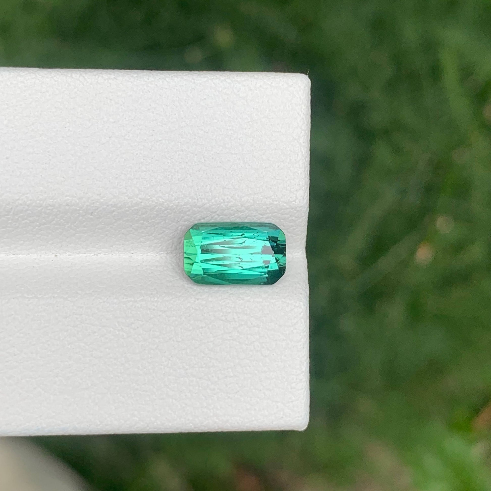 2.20 Carat Bluish Green Tourmaline