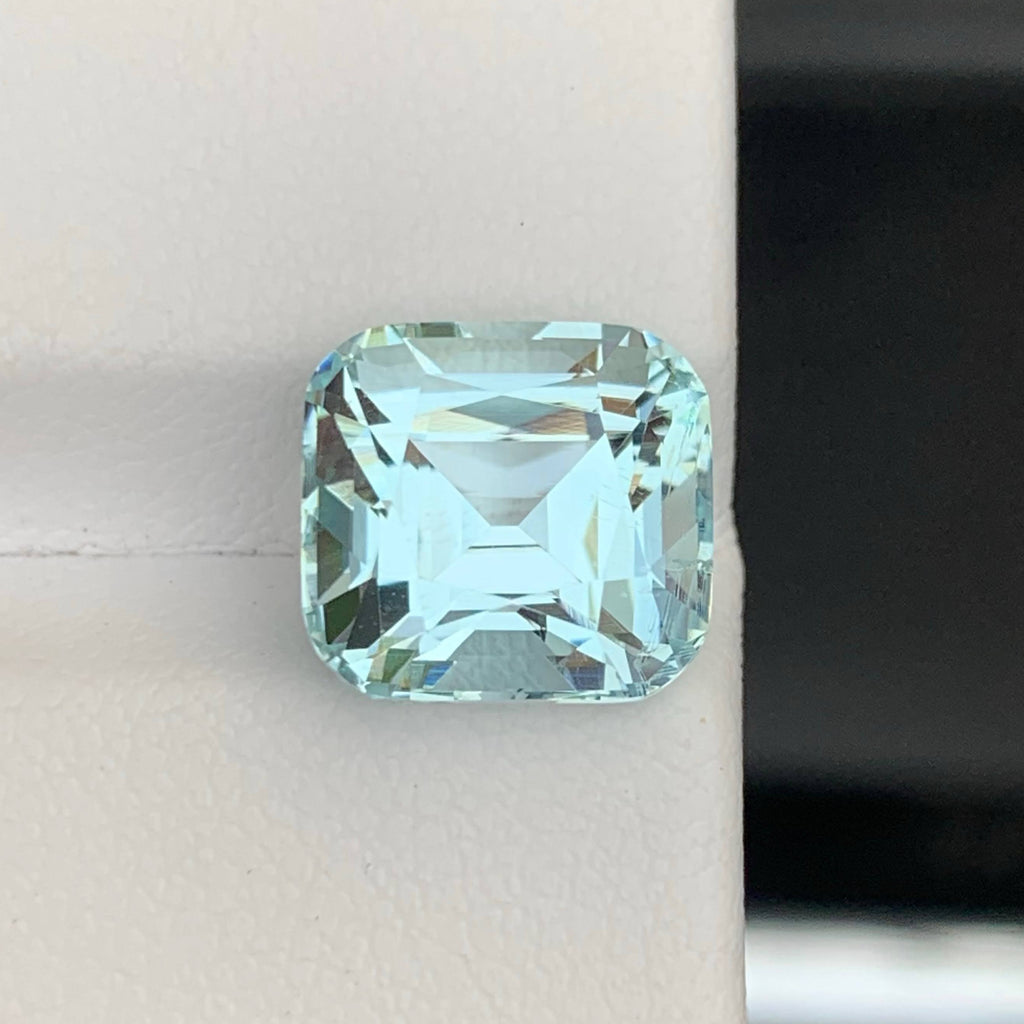 5.25 Ct Light Blue Aquamarine Cushion