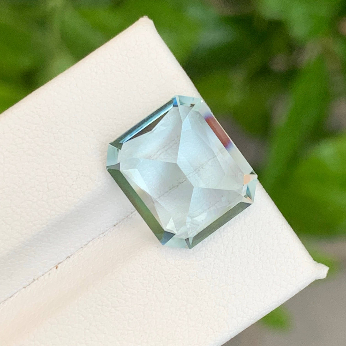 8.25 Carat Natural Loose Light Blue Aquamarine African Gemstone