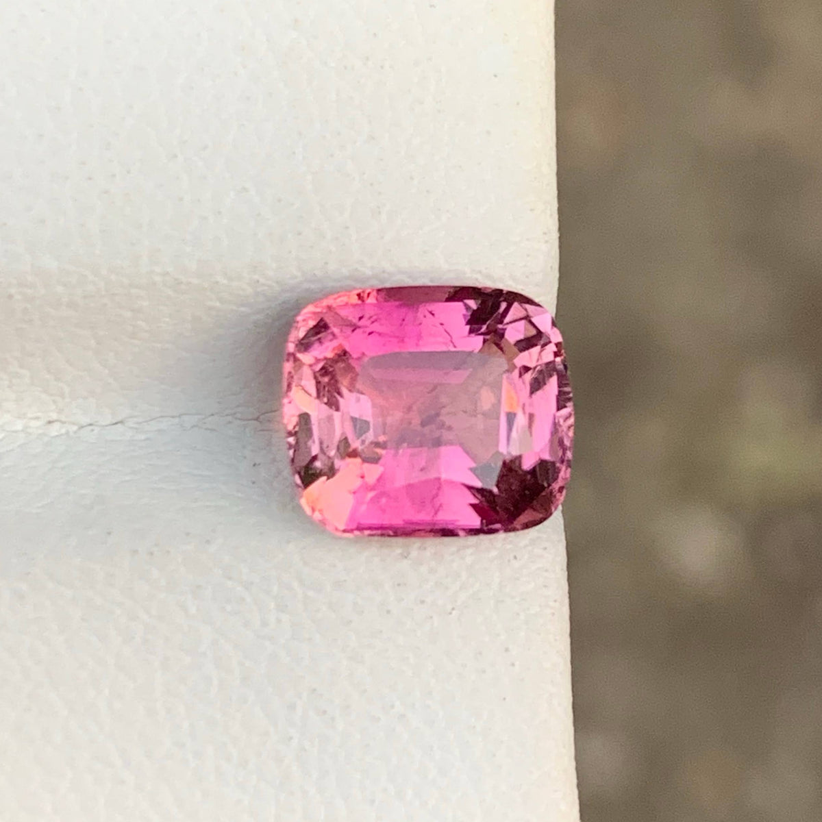 2.60 Ct Pink Tourmaline Cushion Cut
