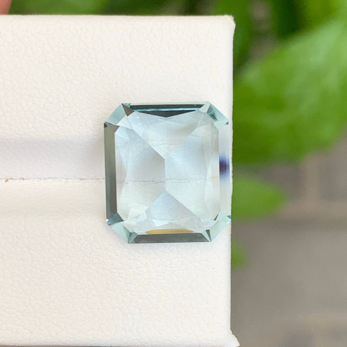 8.25 Carat Natural Loose Light Blue Aquamarine African Gemstone