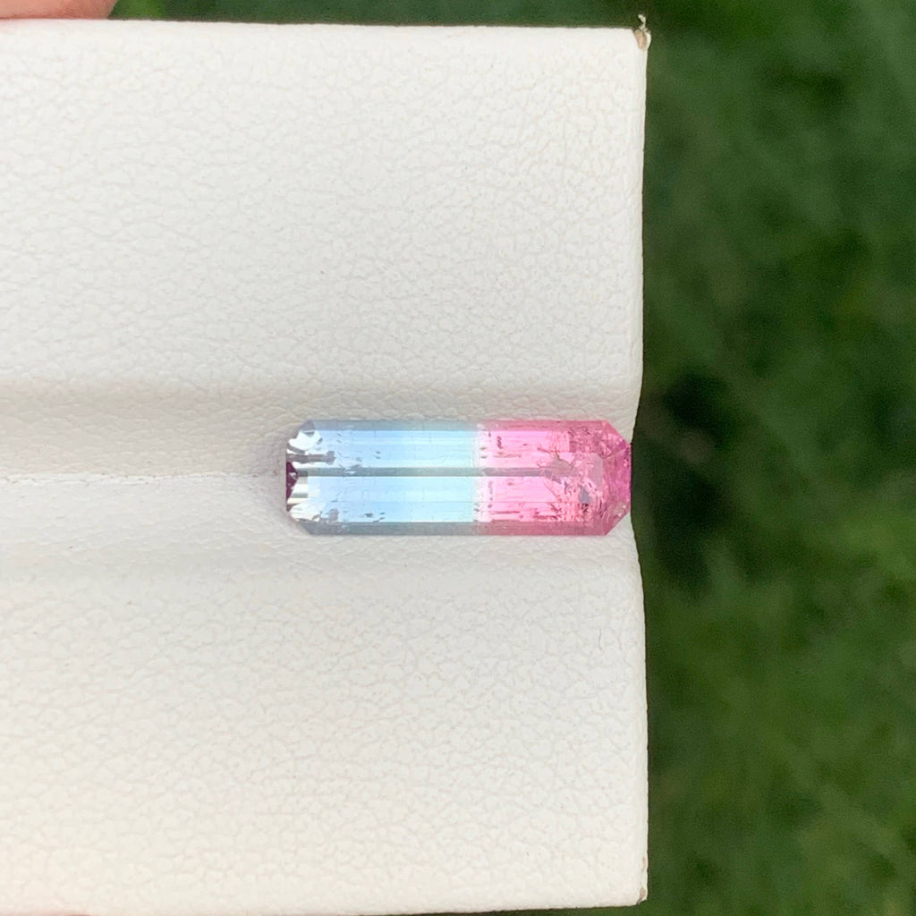 1.95 Carats Tricolor Tourmaline Gem