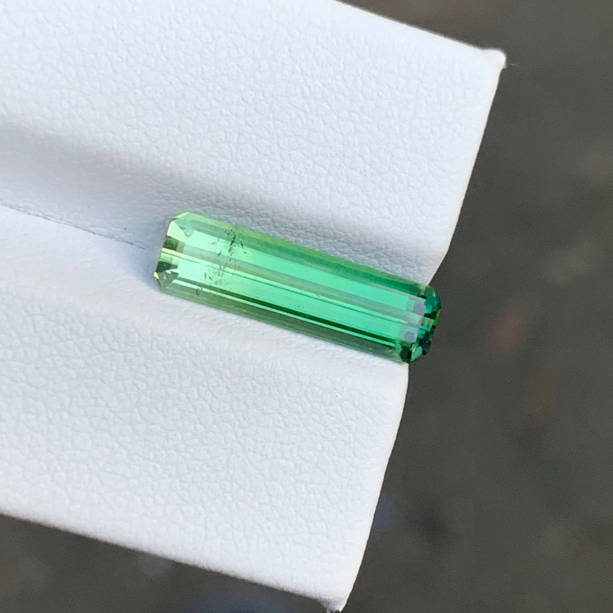 3.00 Carat Bicolor Tourmaline Emerald Cut Afghanistan VVS Untreated